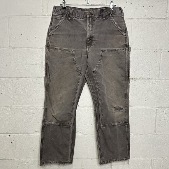 Vintage Carhartt DoubleKnee Pants “Gravel Grey” B136 GVL